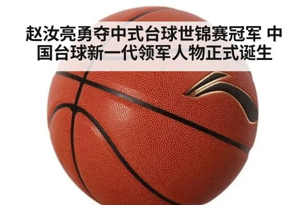 赵汝亮勇夺中式台球世锦赛冠军 中国台球新一代领军人物正式诞生